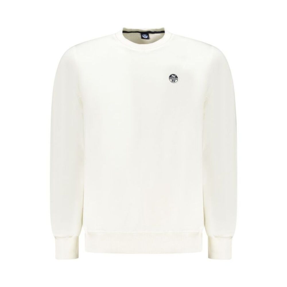 North Sails White Cotton Men Men's Sweatshirt